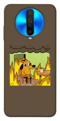 Чехол itsPrint Dog in the fire для Xiaomi Redmi K30