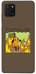 Чехол itsPrint Dog in the fire для Samsung Galaxy Note 10 Lite (A81)