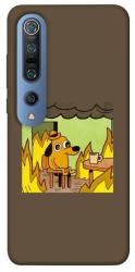 Чехол itsPrint Dog in the fire для Xiaomi Mi 10 / Mi 10 Pro