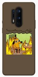 Чехол itsPrint Dog in the fire для OnePlus 8 Pro