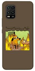 Чехол itsPrint Dog in the fire для Xiaomi Mi 10 Lite