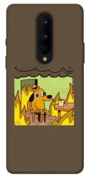 Чехол itsPrint Dog in the fire для OnePlus 8