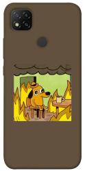 Чехол itsPrint Dog in the fire для Xiaomi Redmi 9C