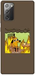 Чехол itsPrint Dog in the fire для Samsung Galaxy Note 20