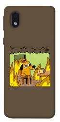 Чехол itsPrint Dog in the fire для Samsung Galaxy M01 Core / A01 Core
