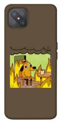 Чехол itsPrint Dog in the fire для Oppo A92s