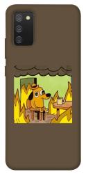 Чехол itsPrint Dog in the fire для Samsung Galaxy A02s