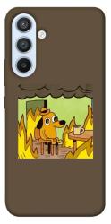 Чехол itsPrint Dog in the fire для Samsung Galaxy A54 5G