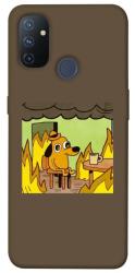 Чехол itsPrint Dog in the fire для OnePlus Nord N100