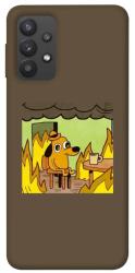 Чехол itsPrint Dog in the fire для Samsung Galaxy A32 (A325F) 4G