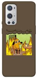 Чехол itsPrint Dog in the fire для OnePlus 9 Pro