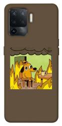 Чехол itsPrint Dog in the fire для Oppo Reno 5 Lite