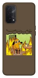 Чехол itsPrint Dog in the fire для Oppo A54 4G