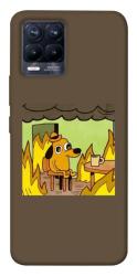 Чехол itsPrint Dog in the fire для Realme 8