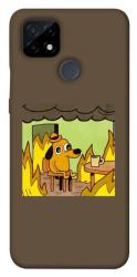 Чехол itsPrint Dog in the fire для Realme C21