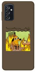 Чехол itsPrint Dog in the fire для Samsung Galaxy M52