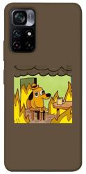 Чехол itsPrint Dog in the fire для Xiaomi Poco M4 Pro 5G