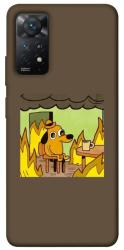 Чехол itsPrint Dog in the fire для Xiaomi Redmi Note 11 Pro 4G/5G