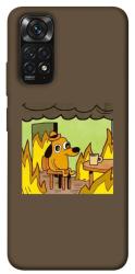 Чехол itsPrint Dog in the fire для Xiaomi Redmi Note 11 (Global) / Note 11S