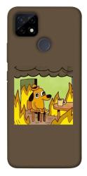 Чехол itsPrint Dog in the fire для Realme C12