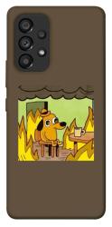 Чехол itsPrint Dog in the fire для Samsung Galaxy A53 5G