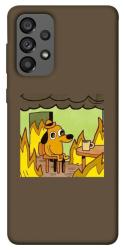 Чехол itsPrint Dog in the fire для Samsung Galaxy A73 5G