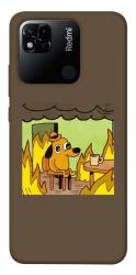 Чехол itsPrint Dog in the fire для Xiaomi Redmi 10A