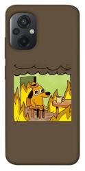 Чехол itsPrint Dog in the fire для Xiaomi Poco M5