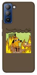 Чехол itsPrint Dog in the fire для TECNO Pop 5 LTE