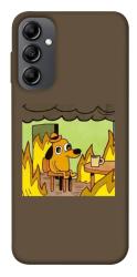 Чехол itsPrint Dog in the fire для Samsung Galaxy A14 4G/5G