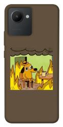 Чехол itsPrint Dog in the fire для Realme C30s