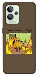 Чехол itsPrint Dog in the fire для Realme GT2