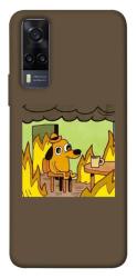 Чехол itsPrint Dog in the fire для Vivo Y31