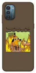 Чехол itsPrint Dog in the fire для Nokia G21
