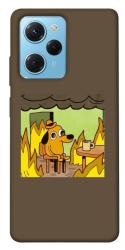 Чехол itsPrint Dog in the fire для Xiaomi Poco X5 Pro 5G