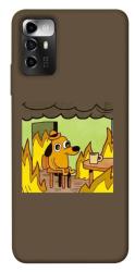Чехол itsPrint Dog in the fire для ZTE Blade A72