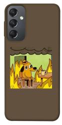 Чехол itsPrint Dog in the fire для Samsung Galaxy A24 4G