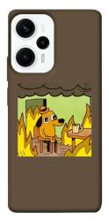 Чехол itsPrint Dog in the fire для Xiaomi Poco F5 Pro