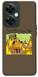 Чехол itsPrint Dog in the fire для OnePlus Nord CE 3 Lite