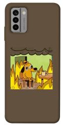 Чехол itsPrint Dog in the fire для Nokia G22