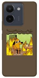 Чехол itsPrint Dog in the fire для Vivo Y36