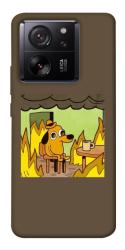 Чехол itsPrint Dog in the fire для Xiaomi 13T