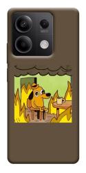 Чехол itsPrint Dog in the fire для Xiaomi Redmi Note 13 5G