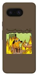 Чехол itsPrint Dog in the fire для Google Pixel 8