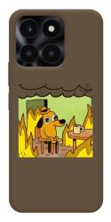 Чехол itsPrint Dog in the fire для Huawei Honor X6a
