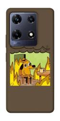 Чехол itsPrint Dog in the fire для Infinix Note 30 Pro