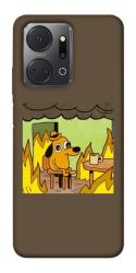 Чехол itsPrint Dog in the fire для Huawei Honor X7a