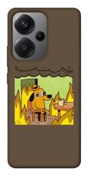 Чехол itsPrint Dog in the fire для Xiaomi Redmi Note 13 Pro+