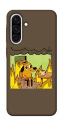 Чехол itsPrint Dog in the fire для Samsung Galaxy A36 5G