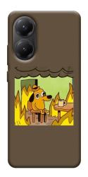 Чехол itsPrint Dog in the fire для Xiaomi Poco X7 Pro